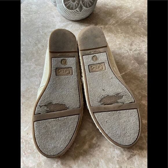 Sam Edelman CIRCUS Espadrille Extra Fries Tan Slip On Loafer Size 8 - Picture 7 of 9